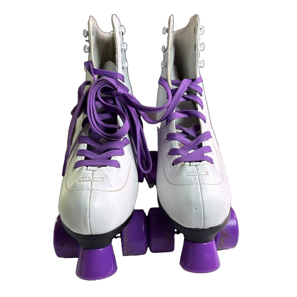 Skate Gear Girls Roller Skate Size 8Purple/White/Black